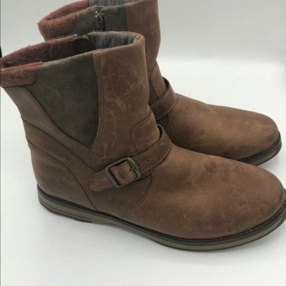 L.L.Bean Women's Cold Weather Buckle Strap Distressed Style Boots Size 8.5 - Picture 7 of 11